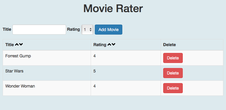 Movie Rater